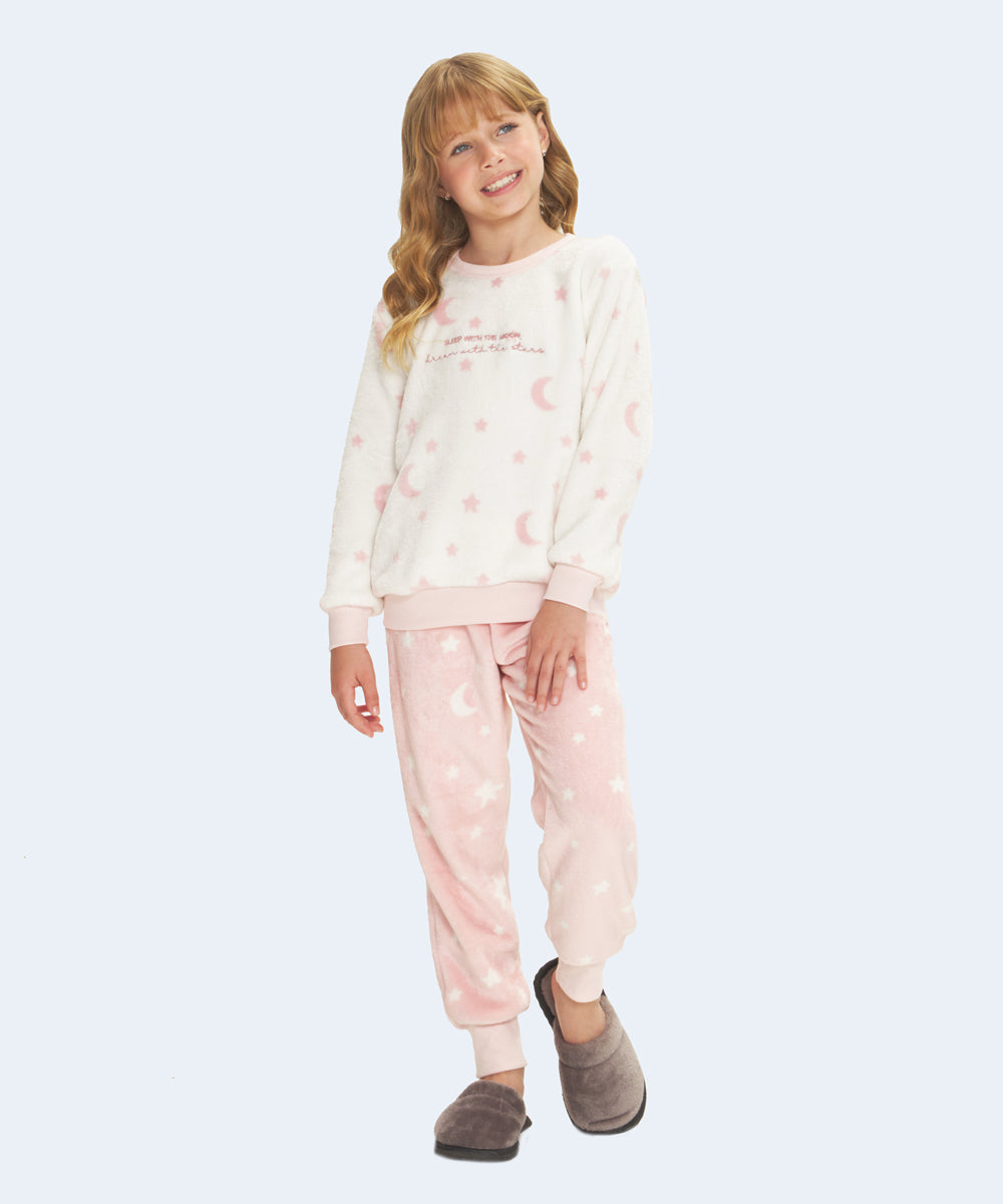 Pijama Fleece Feminino Infantil - DANKA